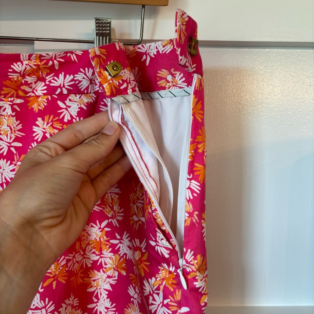 Clover by Bobby Jones Golf Skirt Island Pink 10 Athletic Sport Tennis Golf Prep - Picture 9 of 10